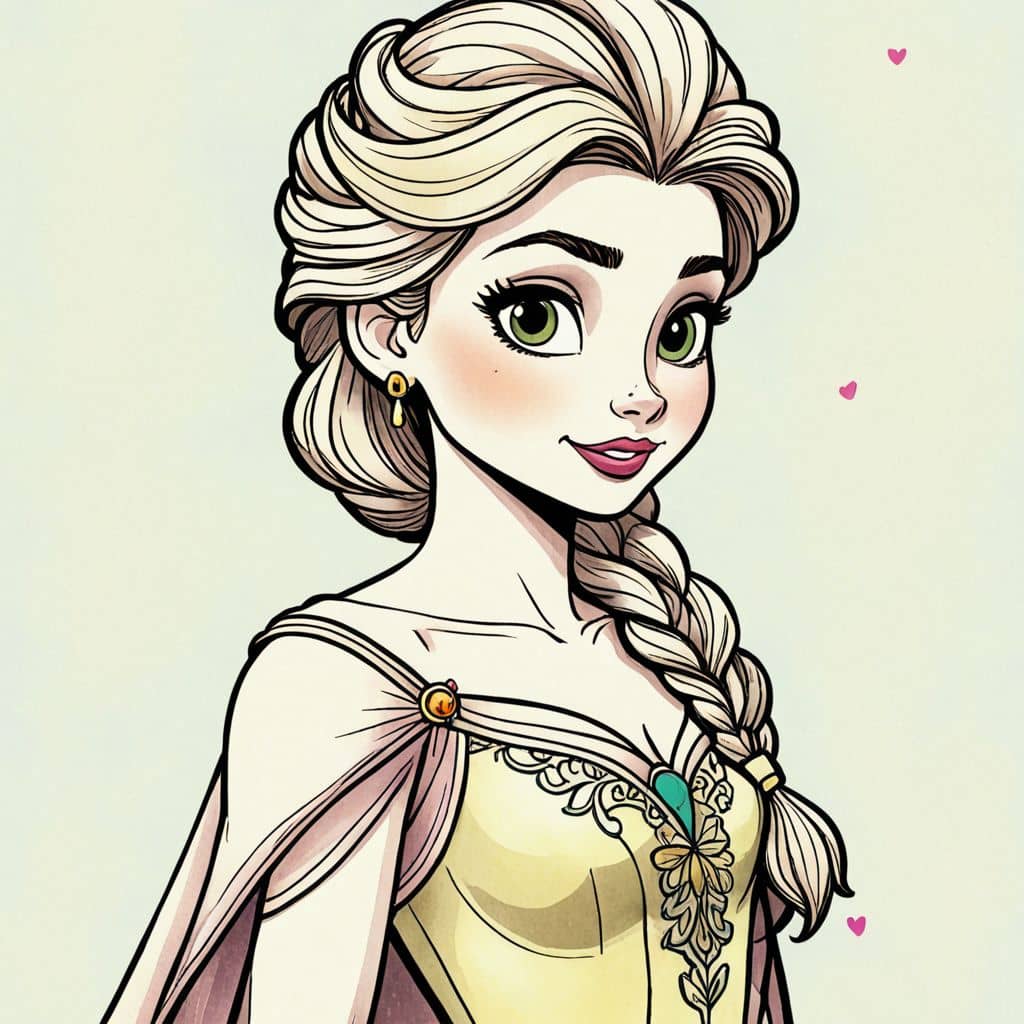 Colored Elsa - Ice Queen outfit