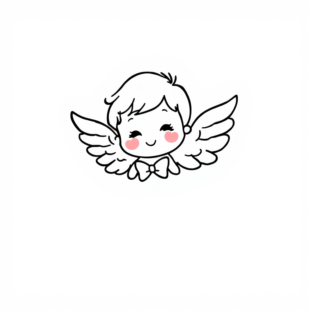 Cupid with bow