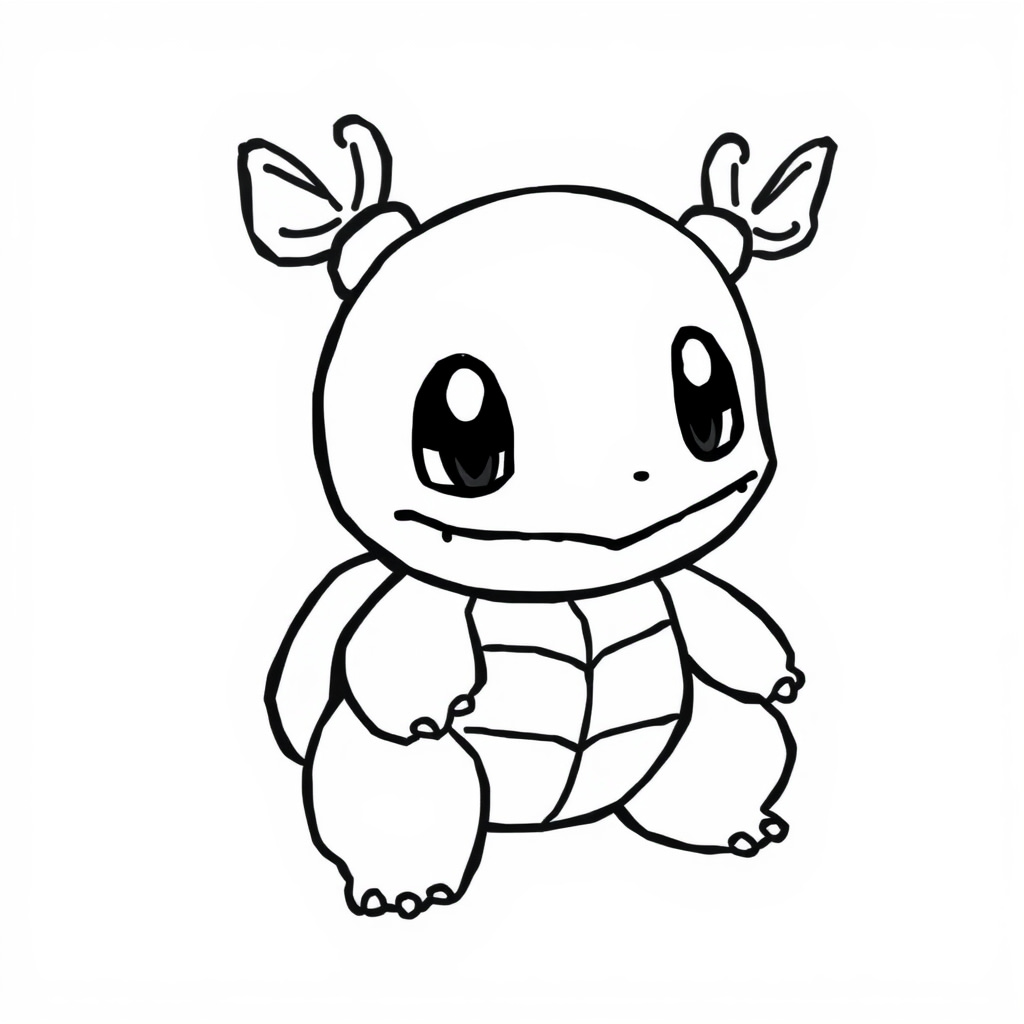 Squirtle with Butterfree antennae