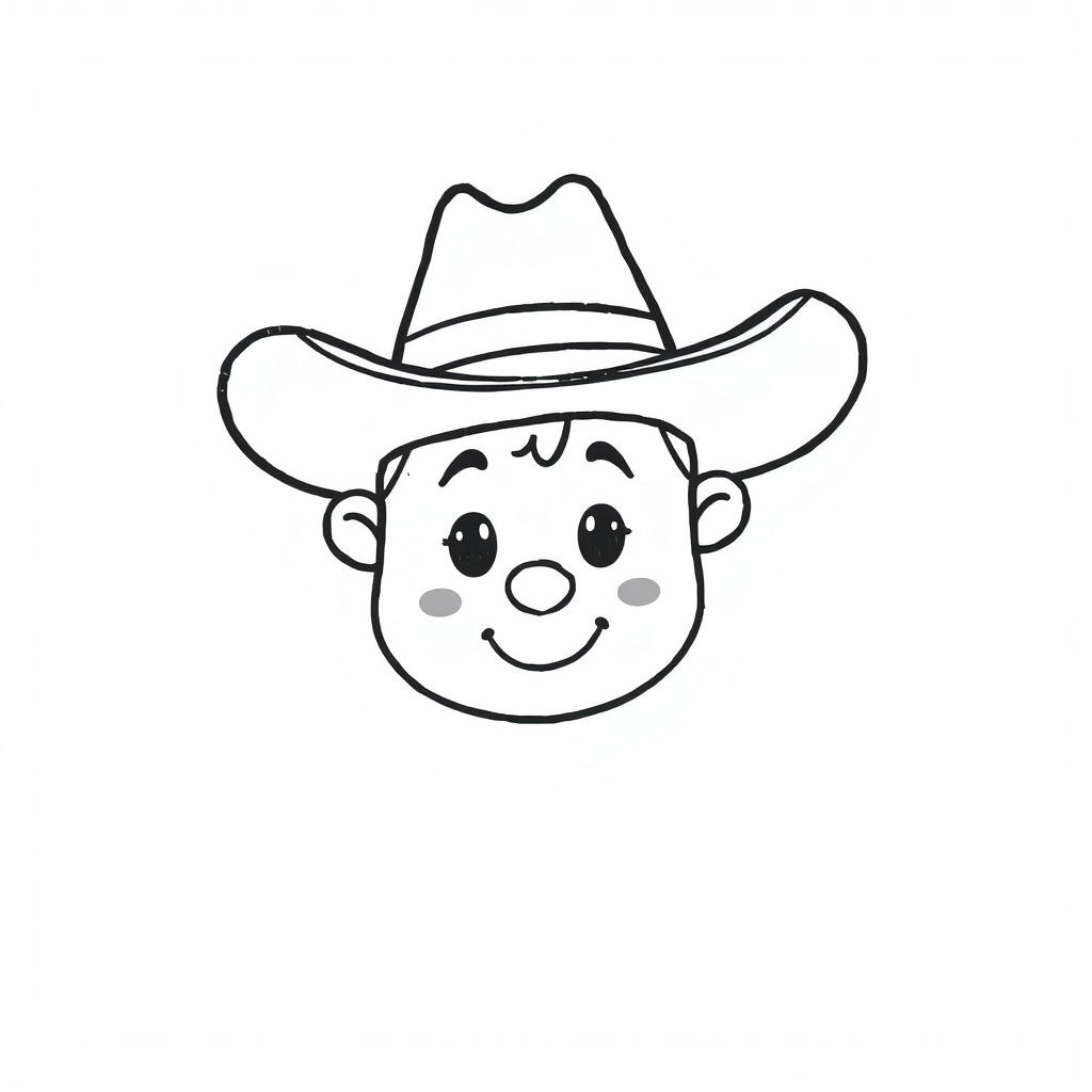 Rancher with a cowboy hat