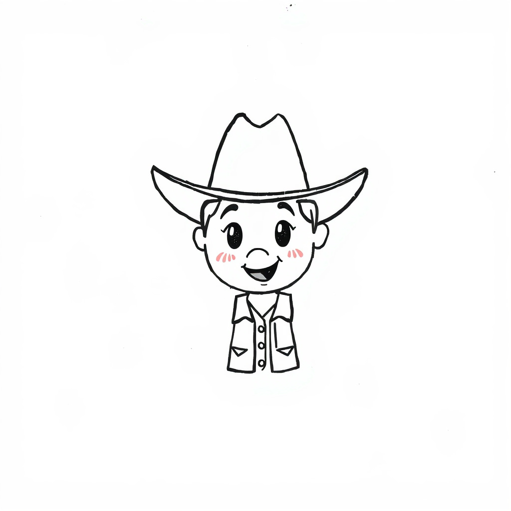 Country singer with cowboy hat