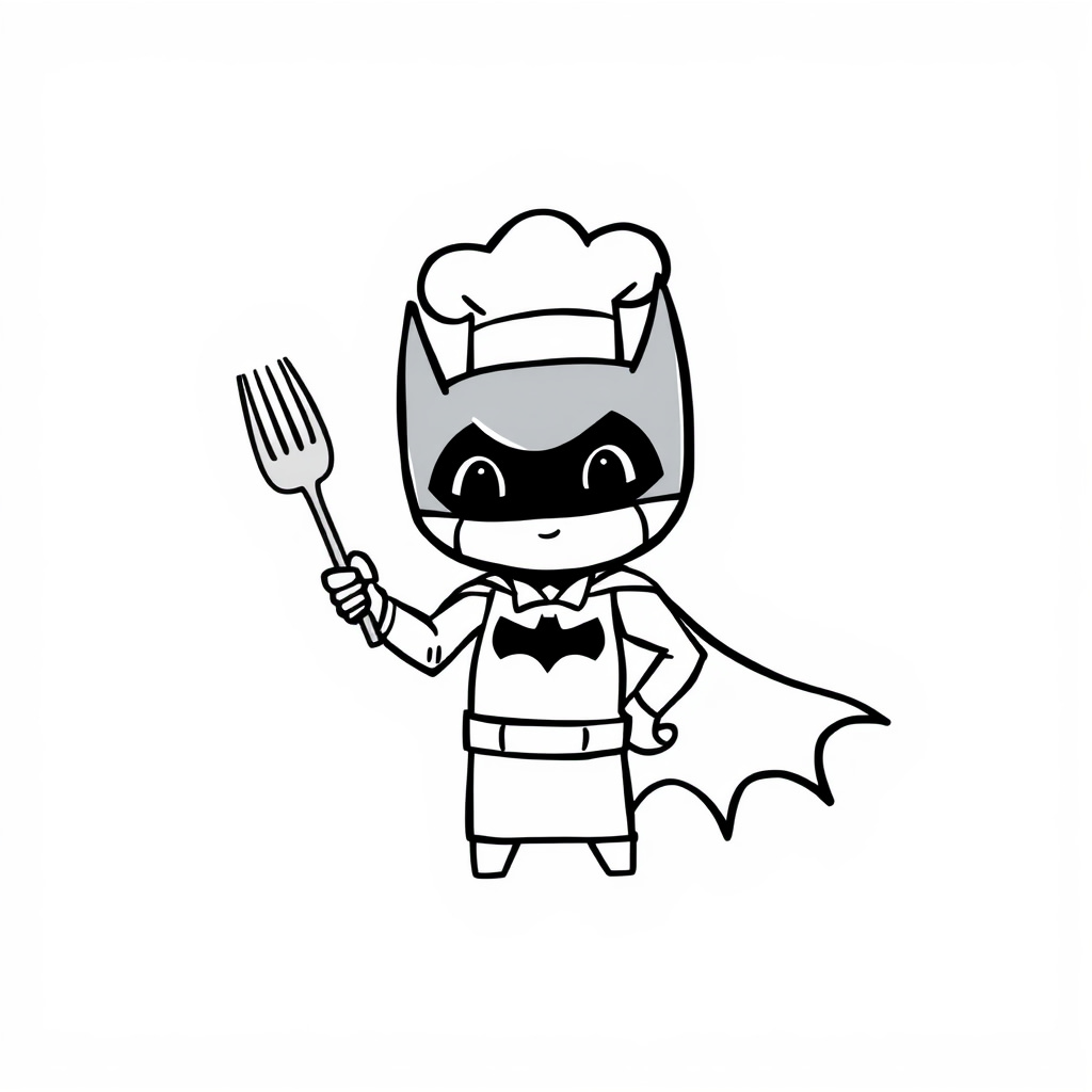 Batman as a chef