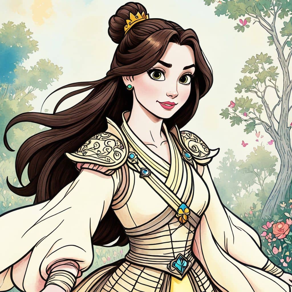 Colored Mulan - Warrior princess armor