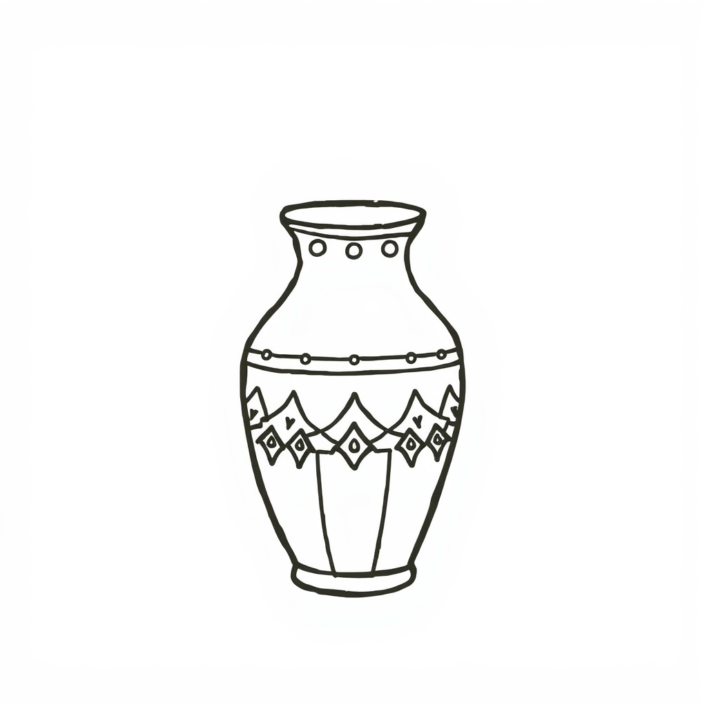 Moroccan Ceramic Vase