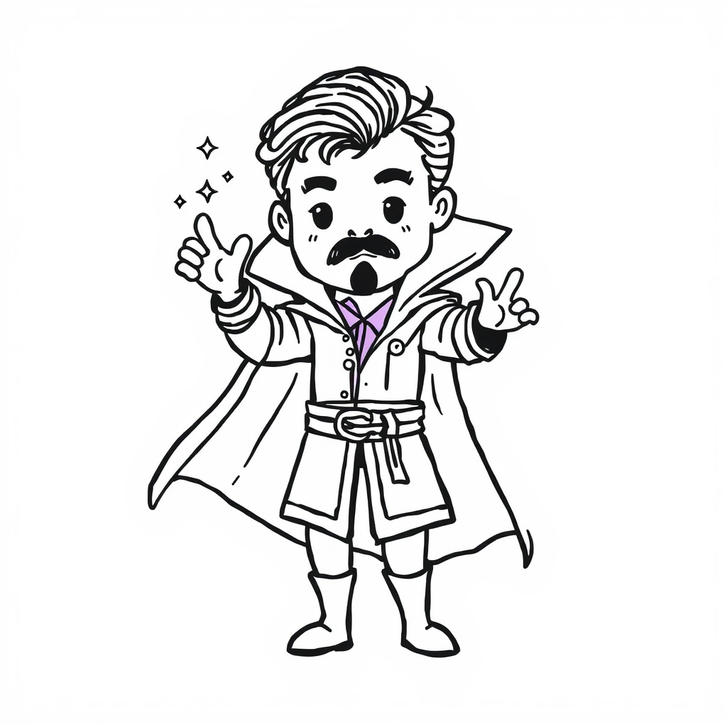 Doctor Strange casting a spell.