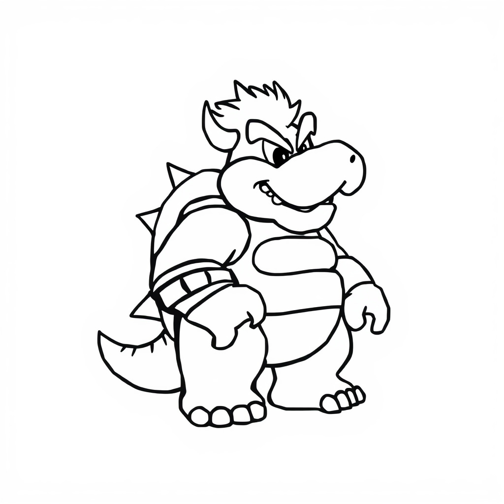 Bowser on a beach