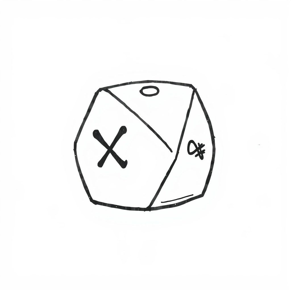 Viking dice with rune carvings