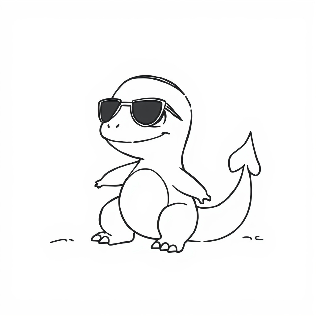 Charmander summer beach fun