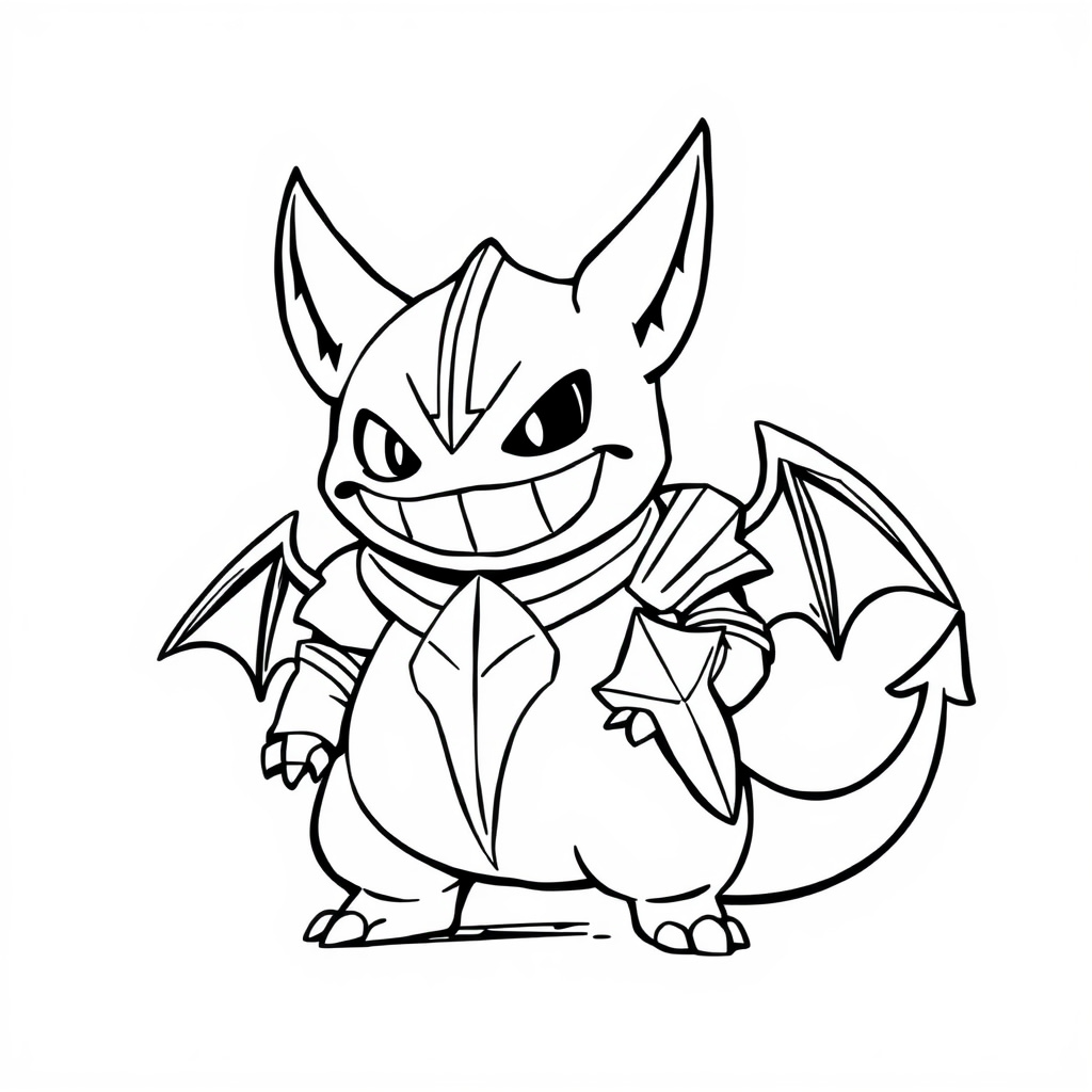 Gengar in knight armor