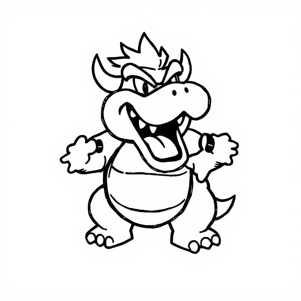 Bowser roaring