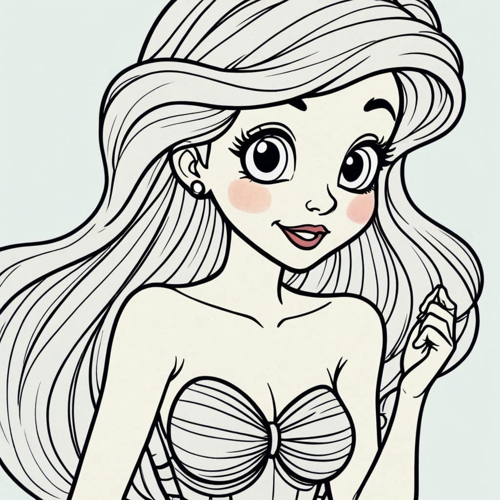 Colored Ariel - Curious