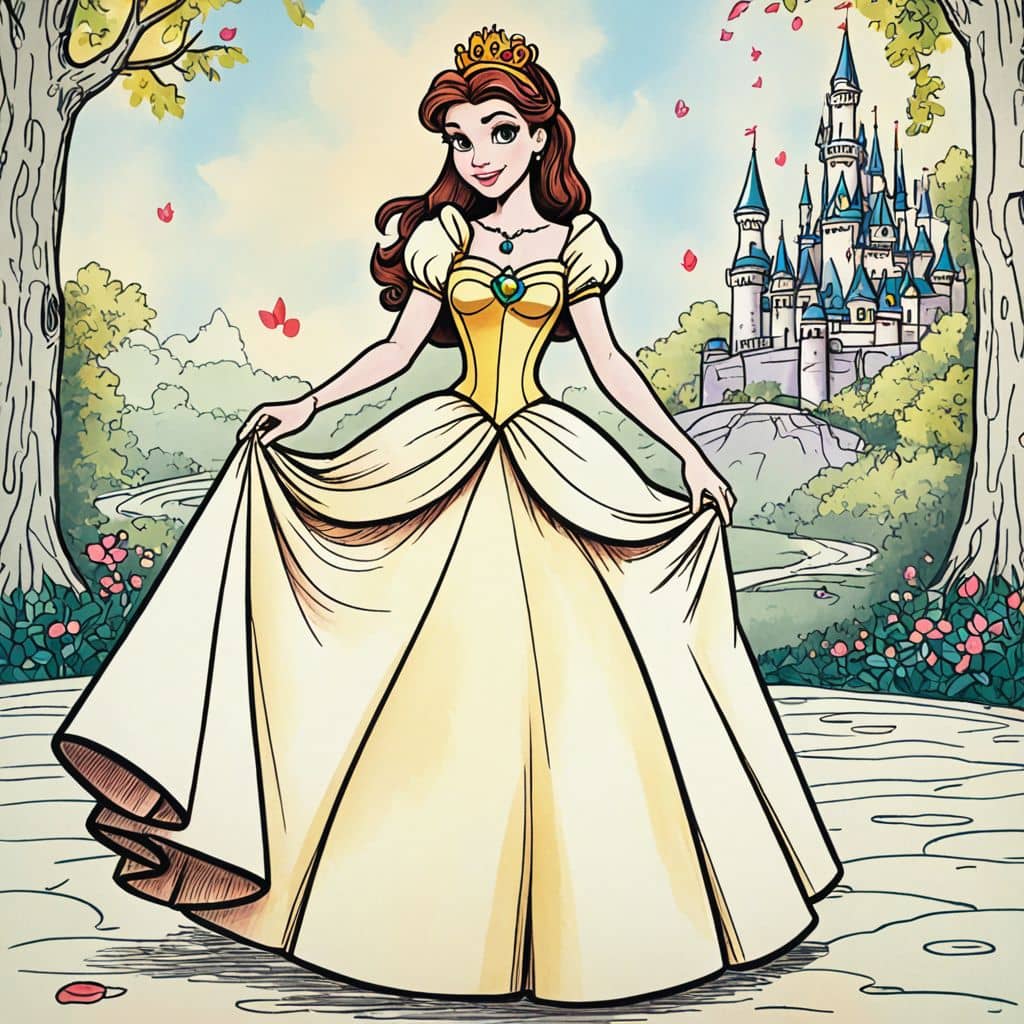 Colored Cinderella - the princess