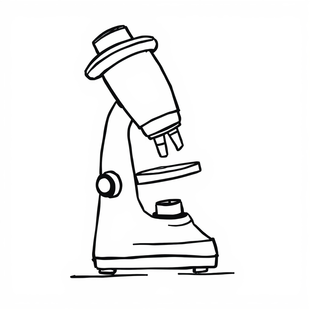 Microscope with a hat