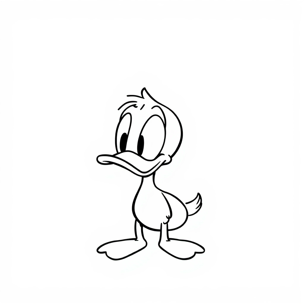 Donald Duck looking confused