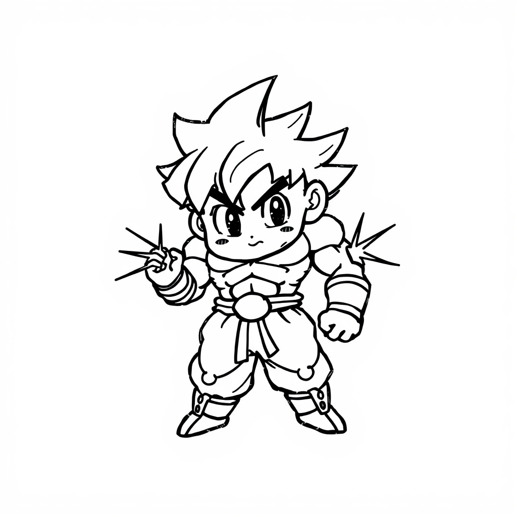 Broly with laser gauntlets