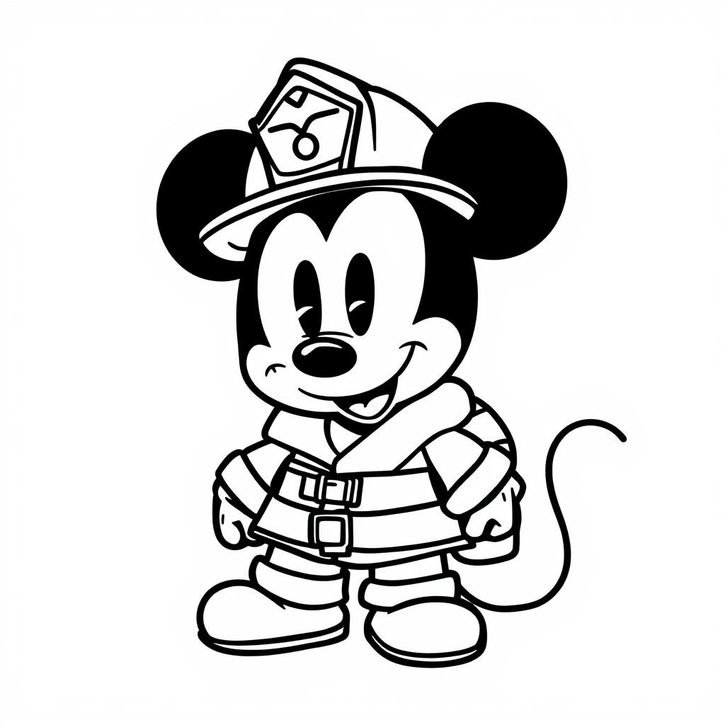 Firefighter Mickey