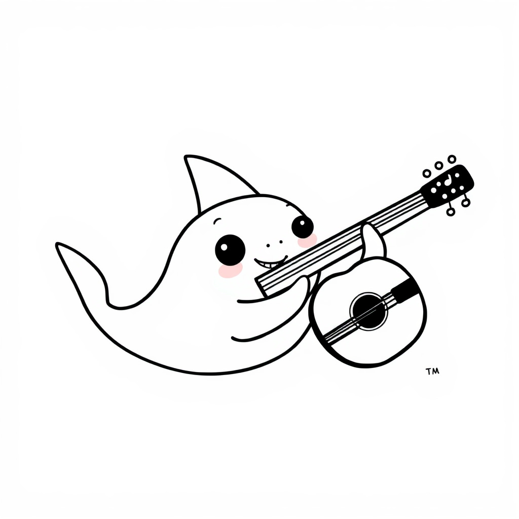 Whale Shark as a musician