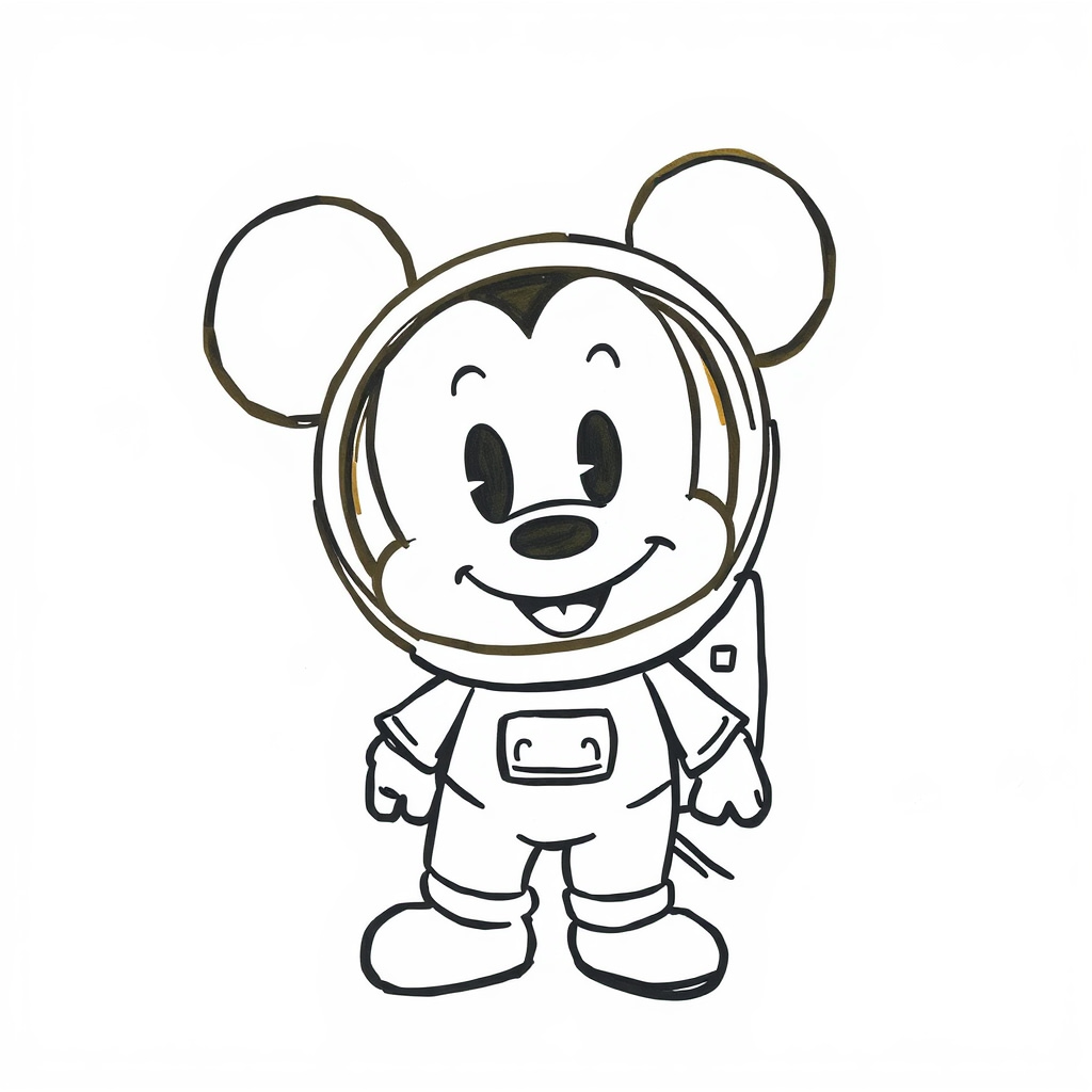 Astronaut Mickey