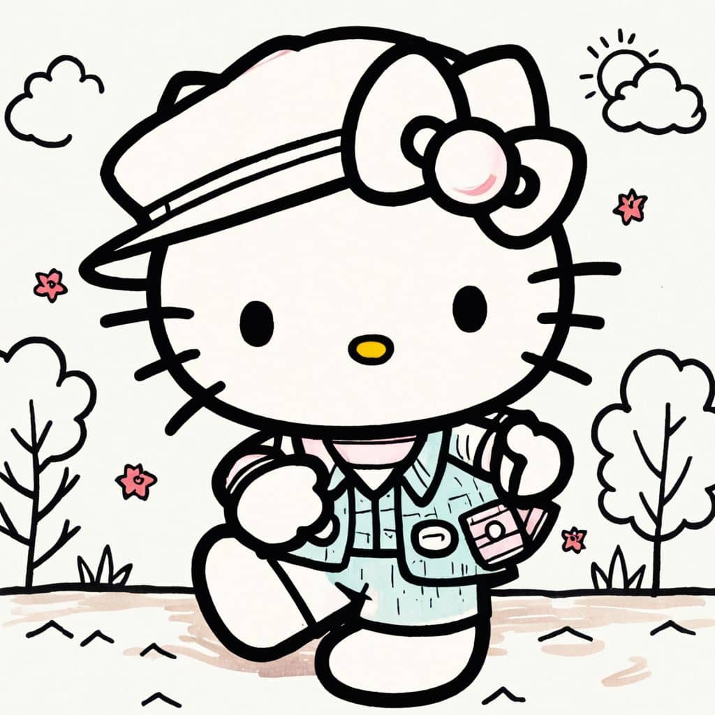 Colored Hello Kitty Cartoon - Weather Control