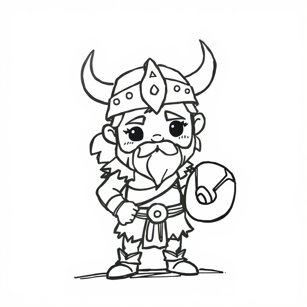 Broly as a Viking warrior