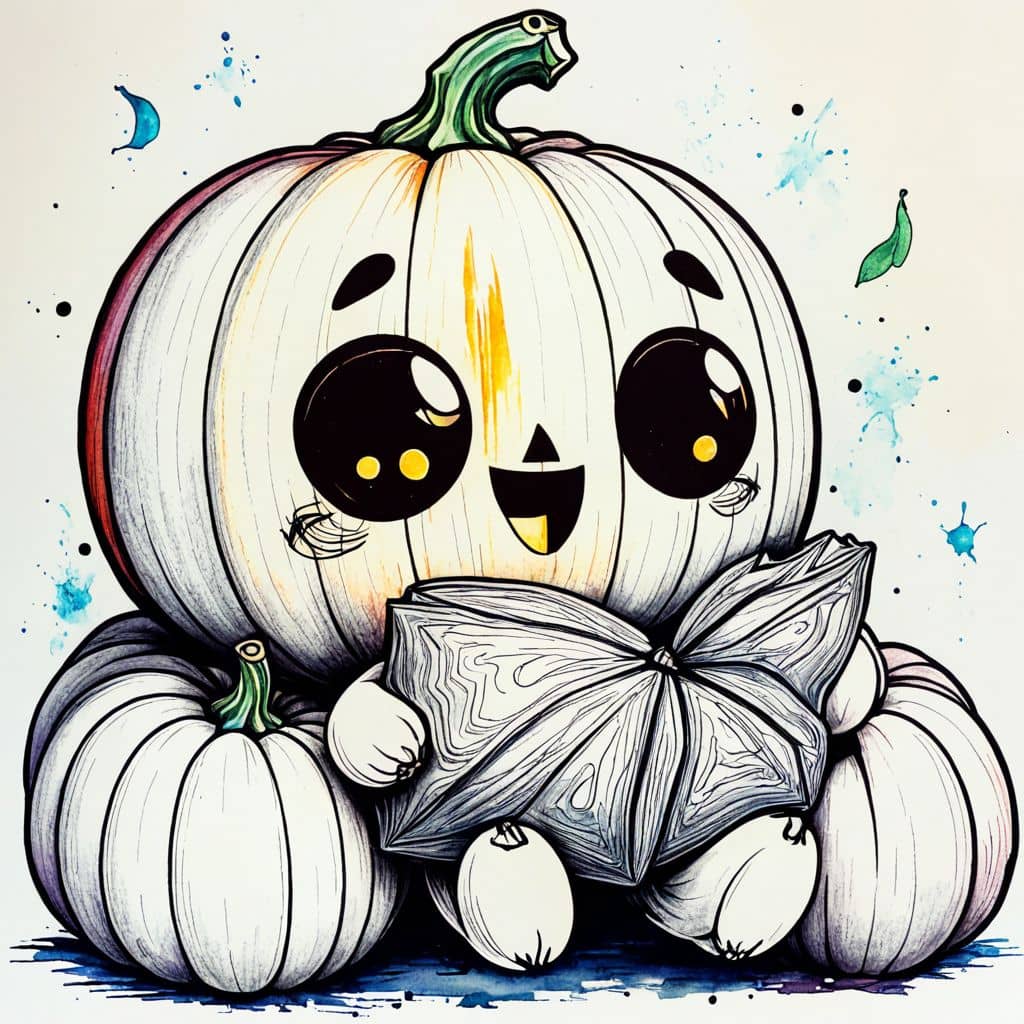 Colored Pumpkin Reading Storybook