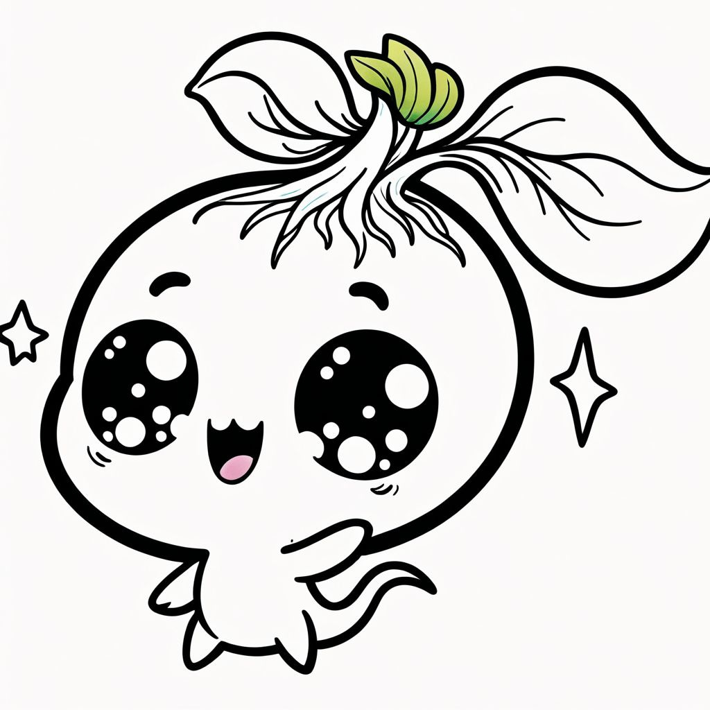 Colored Sprout peeking out